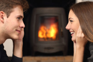 Spend Valentine's Day in front of a safe fireplace